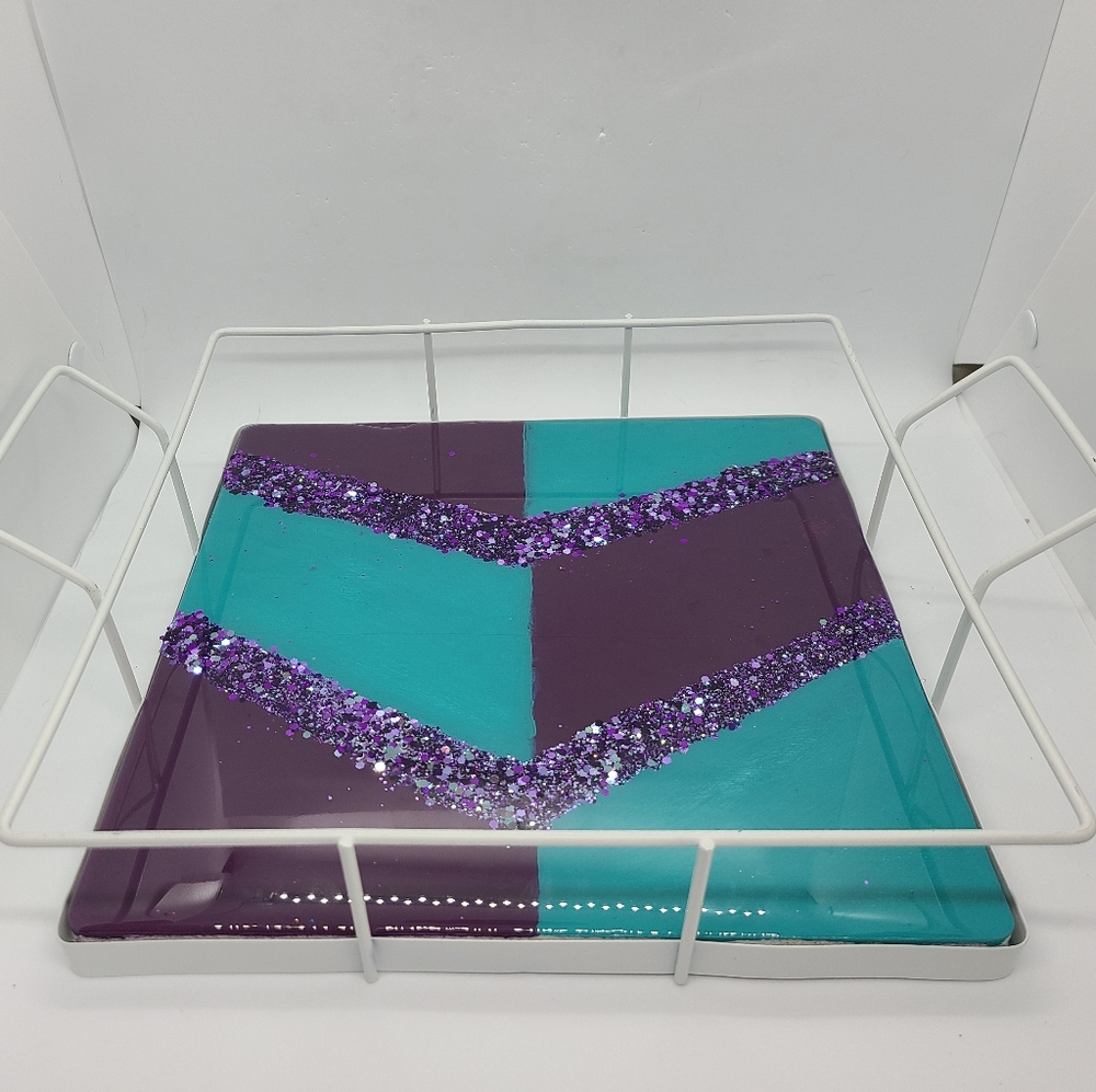 Handpainted Wooden Tray